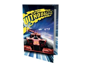 Uitnodigingen Race auto - 2