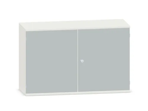 kantoorkast,HxBxD 770x1200x430mm,decor romp wit,decor front lichtgrijs