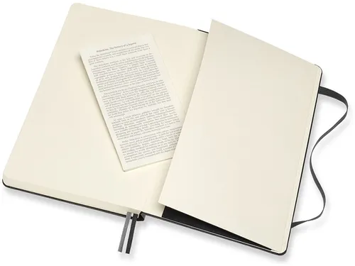 Notitieboek Moleskine Expanded large 130x210mm lijn hard cover zwart