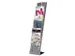 vouwbaar folderrek,HxBxD 1150x250x360mm,v. 7xDIN A4