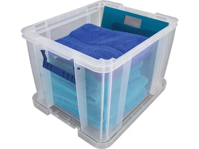 Opbergdoos Transparant 36 Liter 3 Stuks