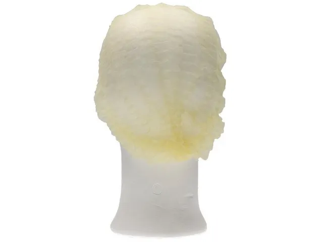 Haarnet CMT clip non-woven M 49cm PP geel 100 stuks
