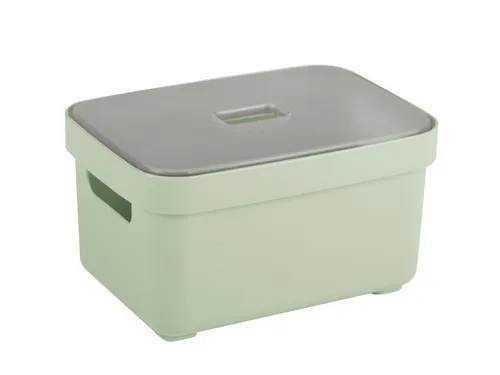 Sigma Home opbergbox 2,5L groen - 17,7x12,8x9,3cm