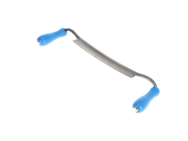 OX 370-2500 Trek-/wagenmes,gebogen,250mm