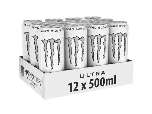 Energiedrank Monster ultra suikervrij blik 500ml