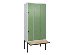 Dubbeldekse dekenkist,HxBxD 2120x900x815mm,3x2vak.,vak B 300mm