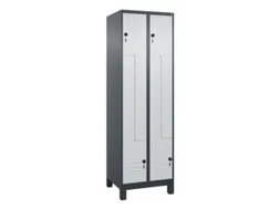 Z-garderobekast,HxBxD 1950x600x500mm,vak B 150/300mm,draaigrendel