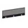 baliepaneel,v. bureau,aanbouw achter,B 1400mm,CC-zwart,BN8078-grijs