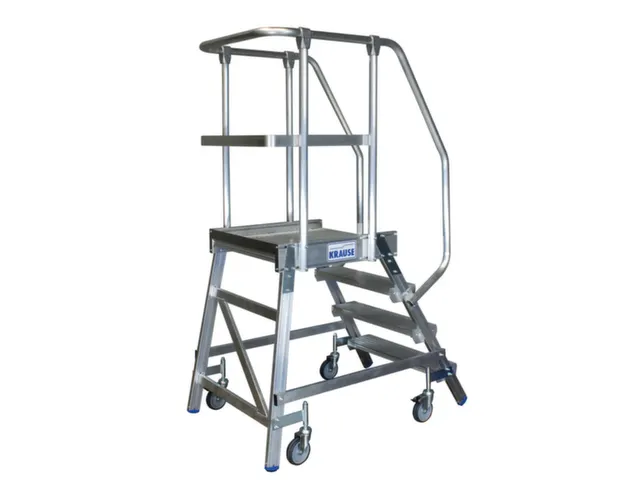 DiscountOffice Bordesladder Aluminium Bordes H 0.95m 4treden Incl. Bordes