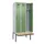 locker met bank,voor scheiding van kleding,HxBxD 2120x900x815mm,3vak