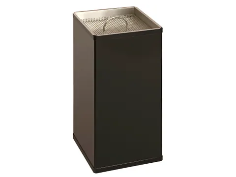 Vierkante Zandasbak Zwart