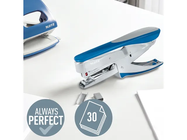 Niettang Leitz bovenlaadmodel P3 30 vel blauw