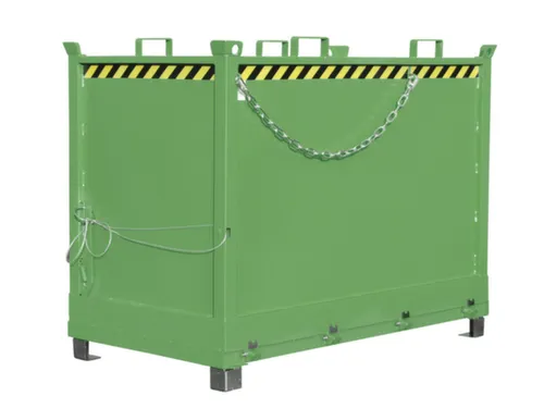 klapbodemcontainer,HxLxB 1460x1000x1800mm,2m³,hijsogen,vorksloffen