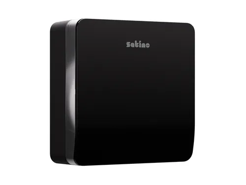 Toiletpapierdispenser Satino JT2 Hyginity jumbo L zwart 333407