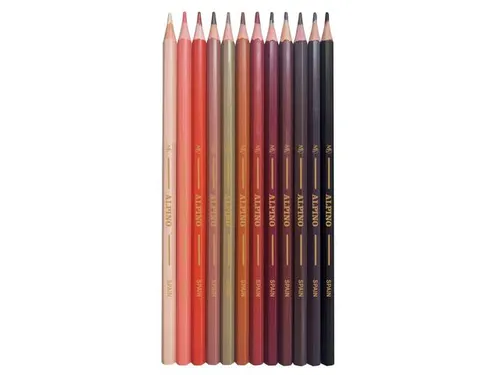 Kleurpotloden Skin Tones Set Van 12 Stuks