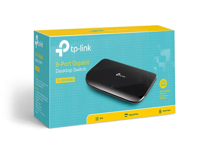 8-Poorts Gigabit Switch 10/100/1000Mbps