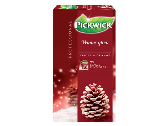 Zwarte Thee Pickwick winter glow 25x2 gr met envelop