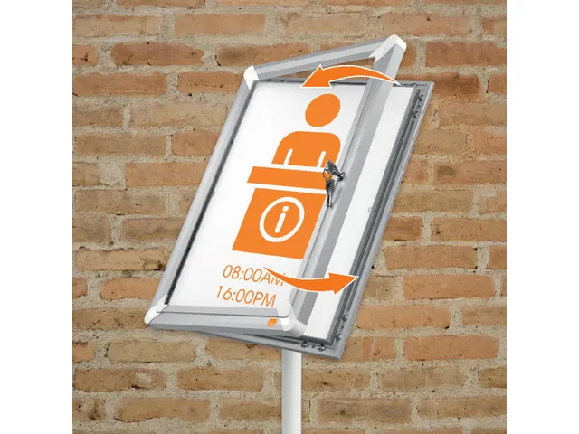 info vloerstandaard Premium Plus, afsluitbaar, ft A3