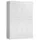Dubbeldekse garderobekast 1800x1185x500mm 4x2vak klink RAL9003