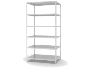 magazijnstelling,grondveld,HxBxD 2500x1300x800mm,vaklast 350kg - 2