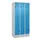 Z-garderobekast,HxBxD 1950x900x500mm,vak B 150/300mm,draaigrendel