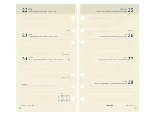 Agendavulling 2027 Brepols Brefax 17 7dagen/2pagina's - 3