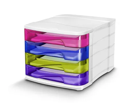 Ladekast CEP Happy 4 lades multicolor