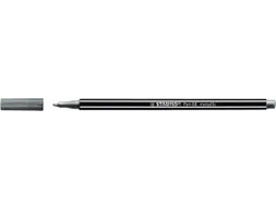 Viltstift STABILO Pen 68/805 medium metallic zilver