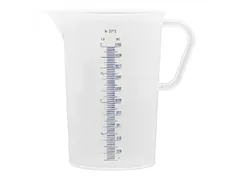 Emga Maatbeker kunststof 2 liter Transparant PP