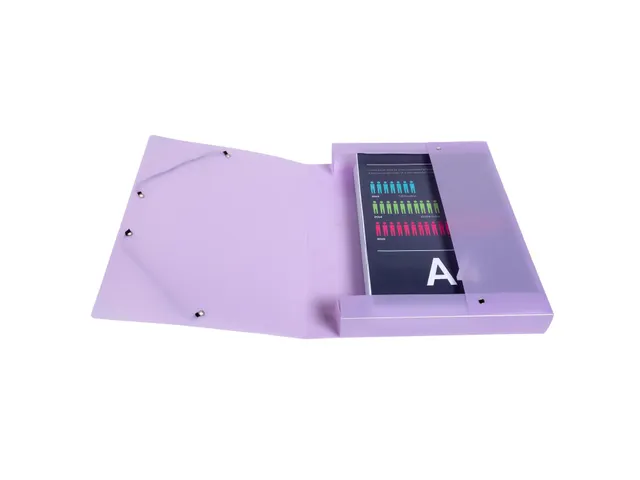 Boite de classement Exabox Dos 40mm Polypropylène 7/10e Chromaline pa