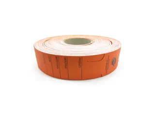 BST Detecteerbare Loop Tags hittebestendig 48x279mm Oranje 500 stuks - 1