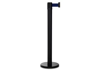 Afzetsysteem Paal Pure HxØ 985x70mm Band 2m Zwart Blauw - 2