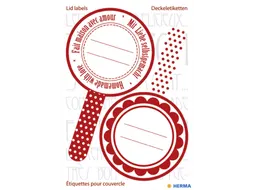 Keuken Etiket Herma 15446 New Look Rood 3 vel