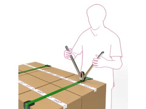 Hand strappingapparaat voor handmatig gebruik zegeltang