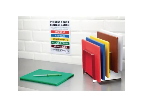 Hygiplas Snijplank glad LDPE 45x30x1cm Blauw