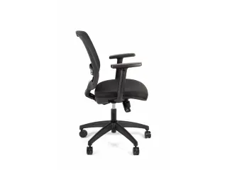 Bureaustoel EN1335 Linea New Malice 01 zwart/zwart met 1D armleuning - 3