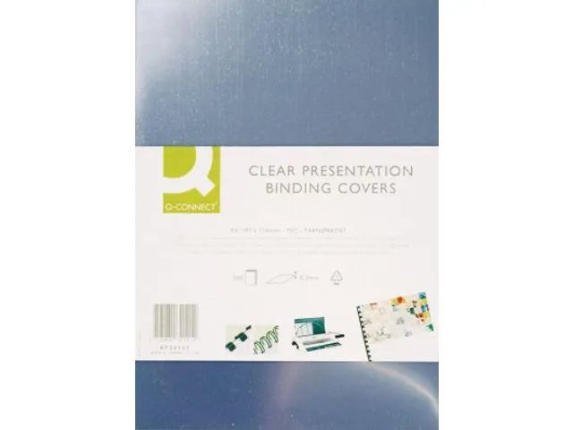 Covers A4 Kristalhelder PVC 200 Micron Pak 100 Stuks