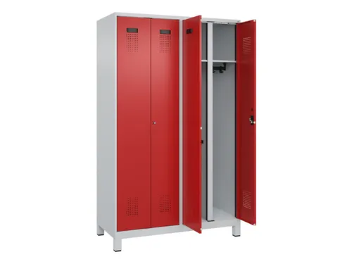 locker voor scheiding van kleding,HxBxD 1950x1200x500mm,4vak