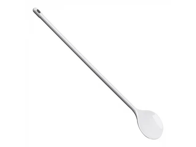 Lepel rond wit 38cm 0161