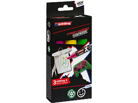 Edding 6900 X multi marker set candy color 3 stuks