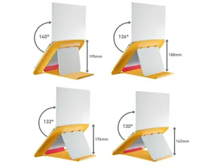 Laptopstandaard Leitz Ergo Cosy verstelbaar recyled geel - 5