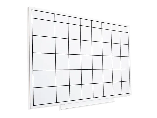 Whiteboard Rocada Skinplanner 75x115cm wit gelakt