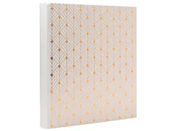 Fotoalbum Exacompta 29x32cm 60 zwarte pagina's Néo Déco wit