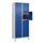 lockerkast,HxBxD 1950x800x500mm,2x4vakken,vak B 400mm,cil.-slot,voeten