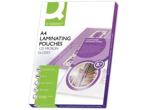 Lamineerhoes A4 Glanzend 216x303mm 2x125 Micron Doos 100 stuks