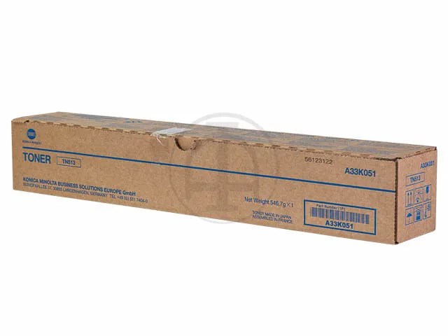 A33K051 Konica Bizhub 454E Toner Black