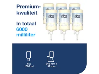 Tork 420501 Premium Vloeibare Milde Handzeep S1 1000ml - 6