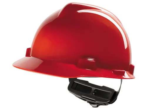 MSA V-Gard veiligheidshelm met Fas-Trac III binnenwerk Rood