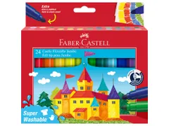 Viltstift Faber-Castell Jumbo 24 stuks super wasbaar karton etui