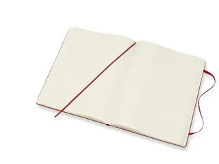 Notitieboek Moleskine XL 190x250mm lijn hard cover scarlet red - 3